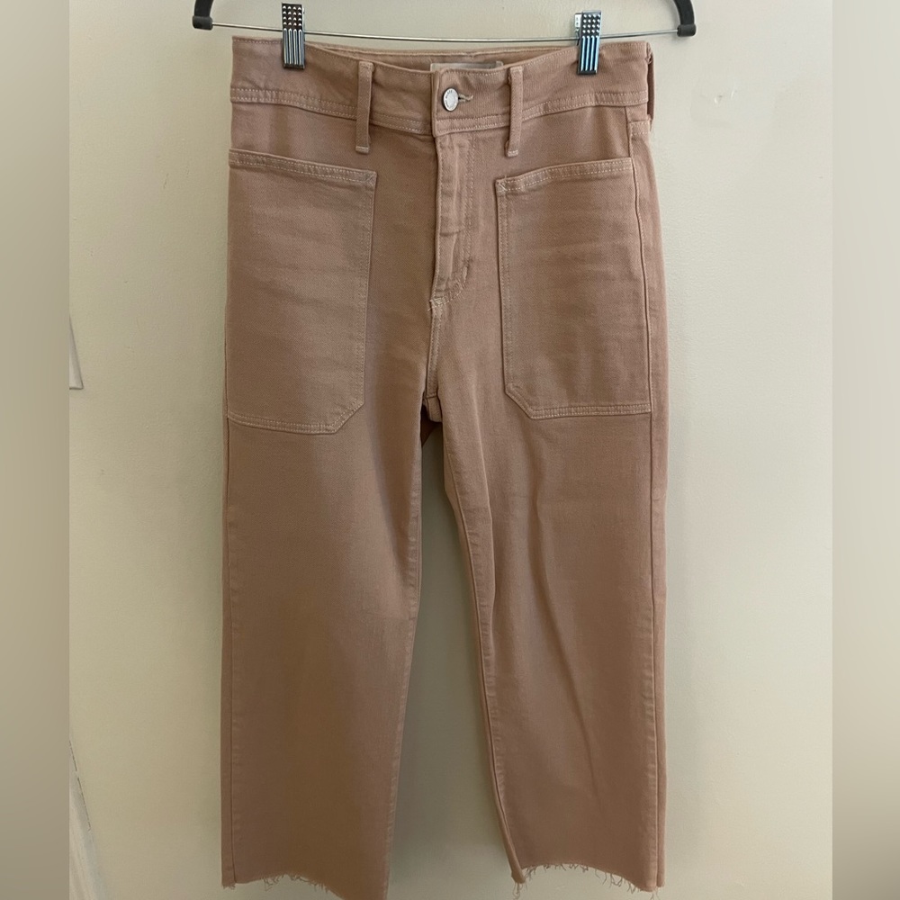 JUST BLACK DENIM BLUSH WIDE LEG JEAN SIZE 27